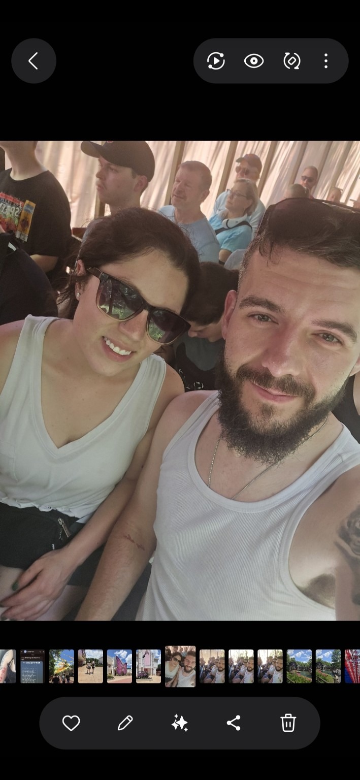 You and me seated together